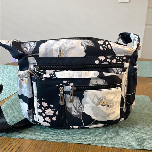 None Handbags - Floral Crossbody Bag